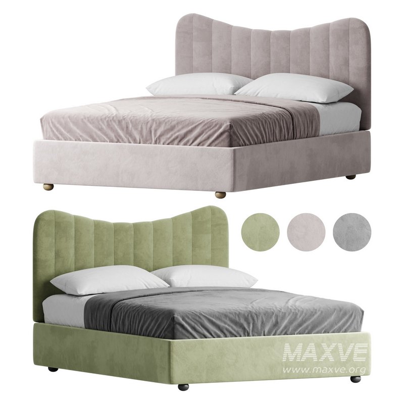 Bed LINE BEIGE by Romatti - Image 1