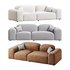 Modern Solid Sofa - Thumbnail 1