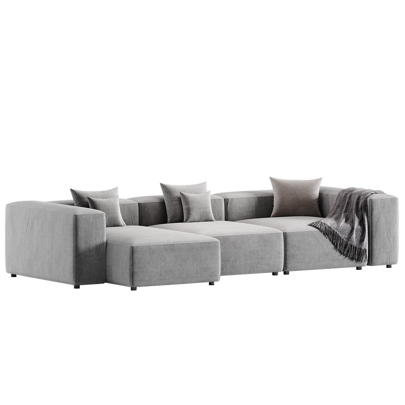 Cosima 3 seat Chaise Longue Sofa By Bolia - Image 2