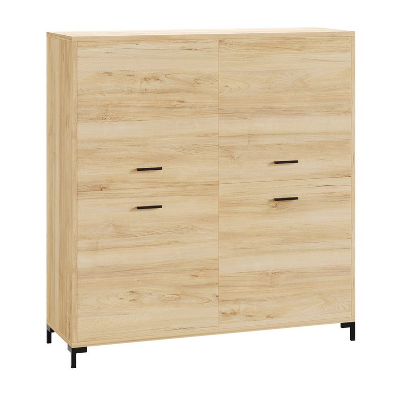 Cleveland-2 Wood White Cabinet - Image 1