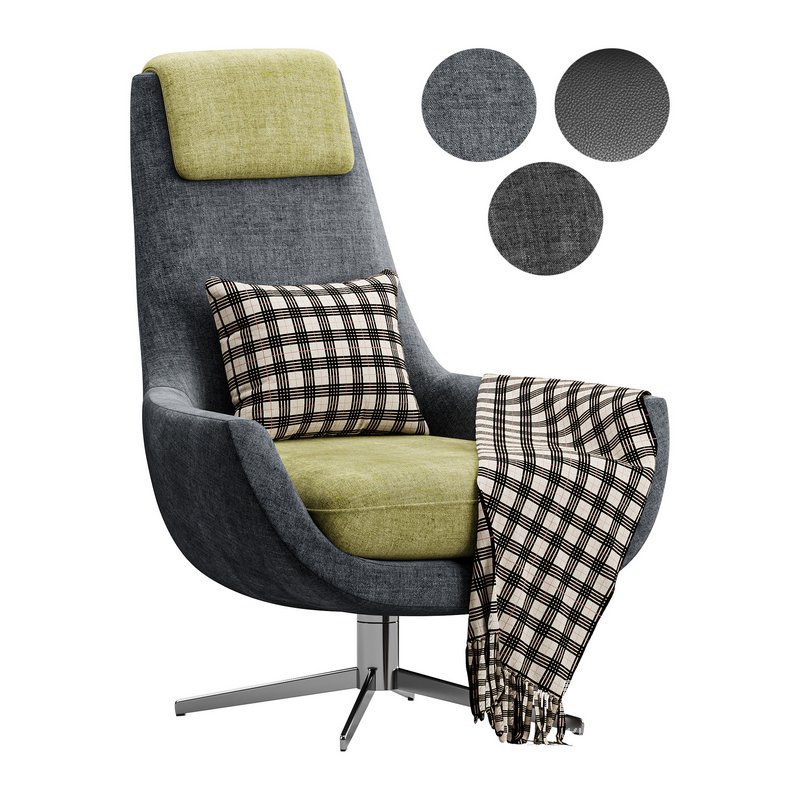 BRUNE lounge arimchair - Image 1
