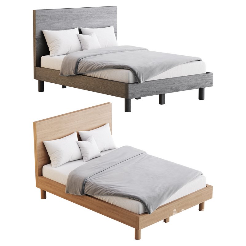 Royard Oaktree Full Size Platform Bed - Image 1