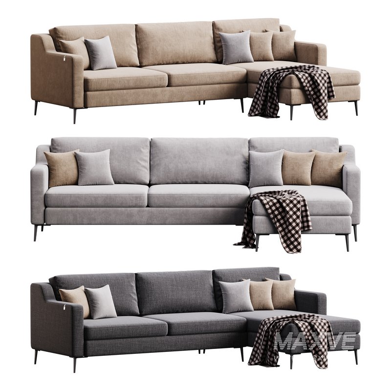 Corner sofa Halle L by Delavega - Image 1