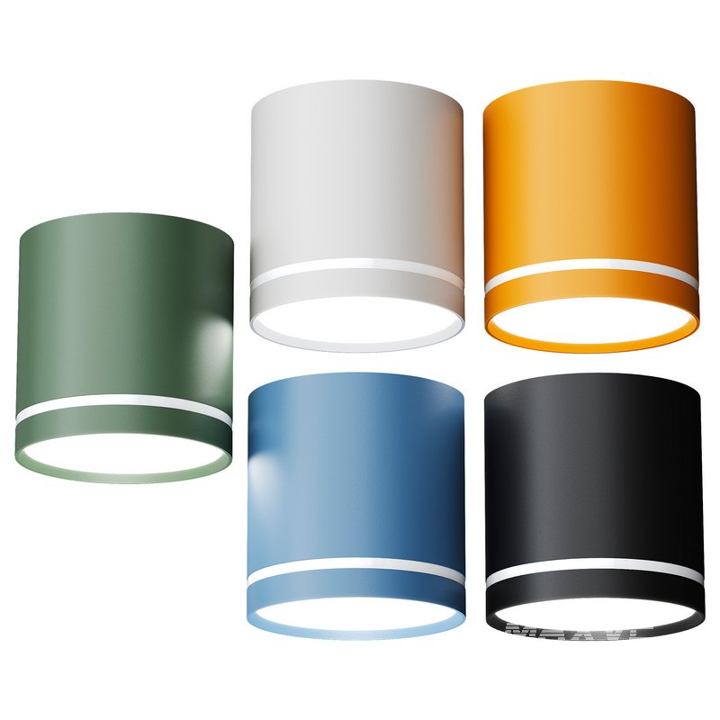Modern led spotlight colored metal - Image 3