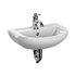 Nova Wall Mount Vessel Bathroom Sink Round Heavy Duty Ceramic - Thumbnail 1