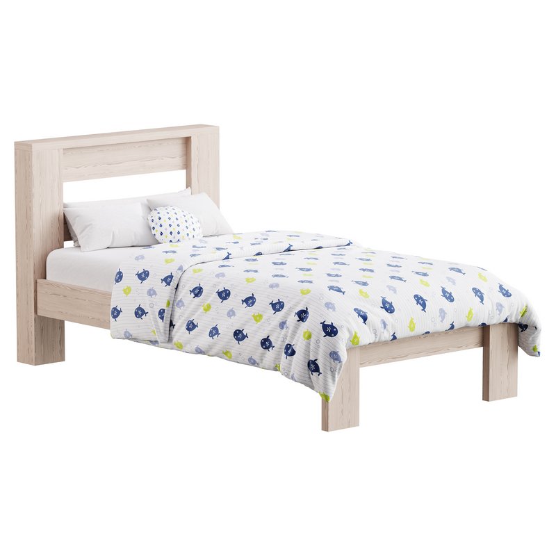DHP Jaymee Kids Wood Platform Bed Frame - Image 3