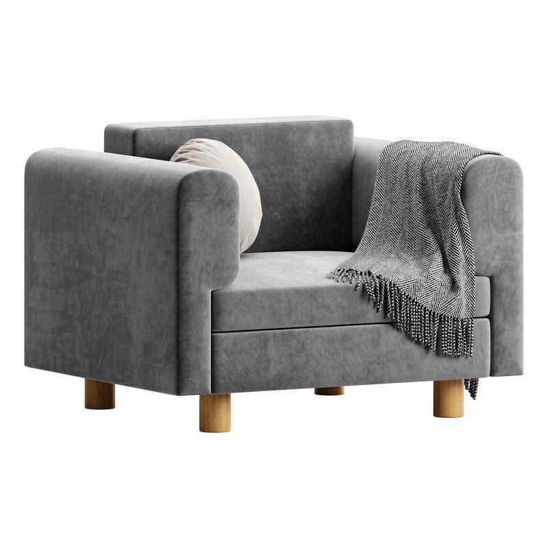 InMar Velvet Smoking Chair - Image 2