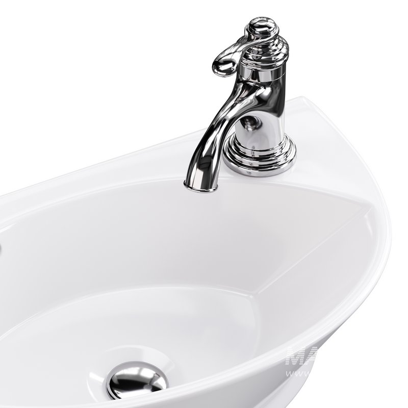 Small Wall Mount Sink for Bathroom - Image 2