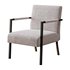Hatton Steel Frame Boucle Accent Chair-Grey - Thumbnail 2