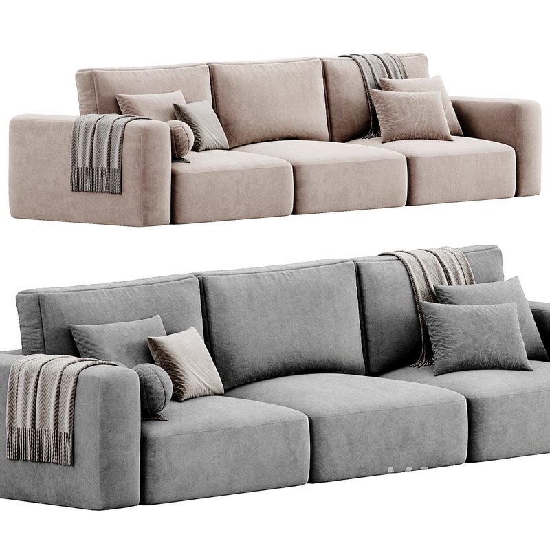 Lionel Three Seater Sofa By Weilai Concept - Image 2