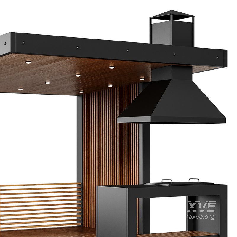 Modern gazebo with summer kitchen 1 - Image 2