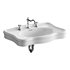 Bathroom Console Sink Deluxe Counter Top White Vitreous China - Thumbnail 2