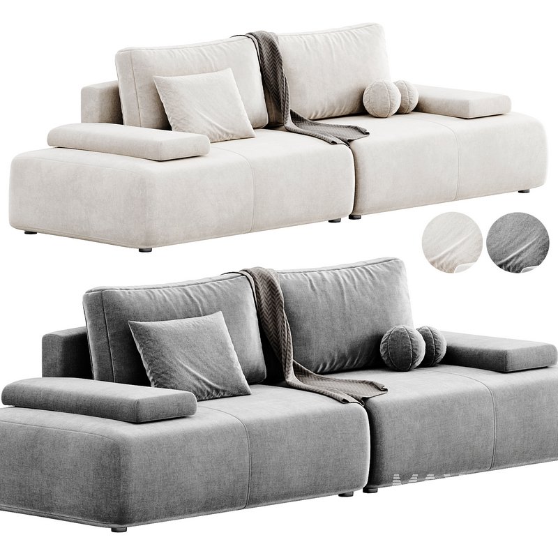Hank L10 Two Seater Sofa By Weilai Concept - Image 2