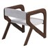 Open Back Arm Chairs Solid Wood Dining Chairs for Dining Room - Thumbnail 3