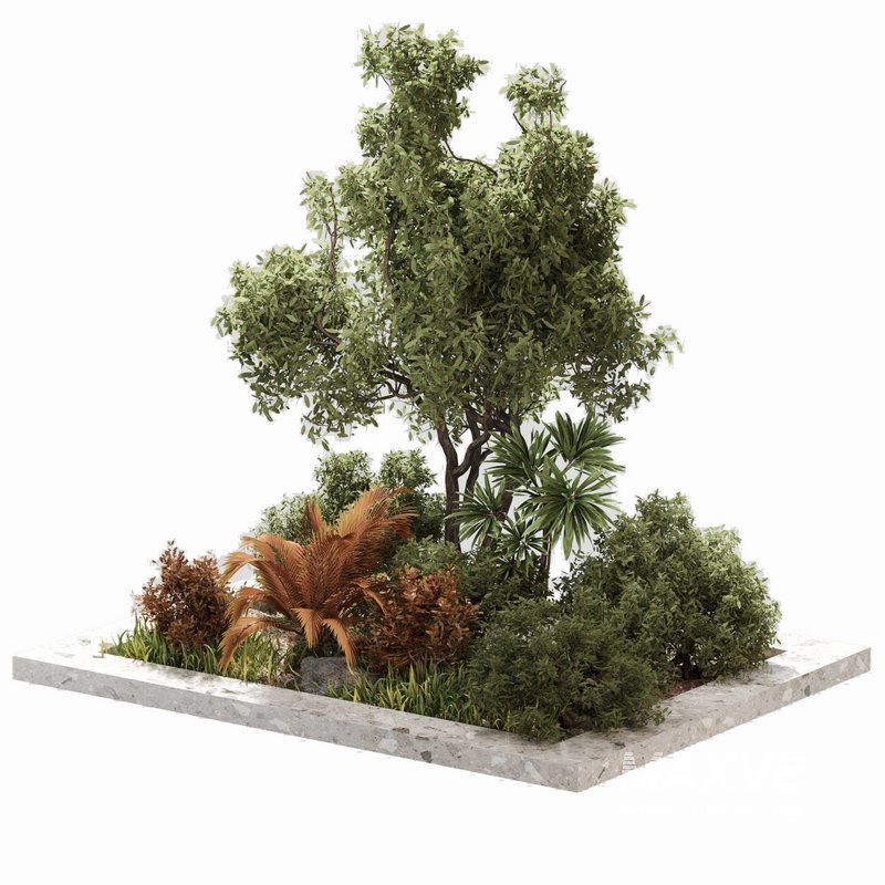 outdoor Plant Set 05 - Image 1