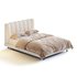 Dylan White Boucle Minimalist Bed Frame - Thumbnail 2