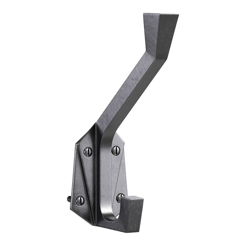 Renovator Supply Heavy Duty Coat Hooks Double Hook Coat Hanger - Image 3