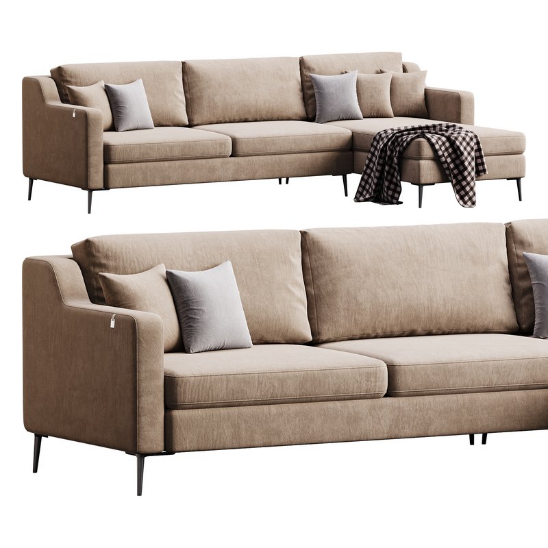 Corner sofa Halle L by Delavega - Image 4