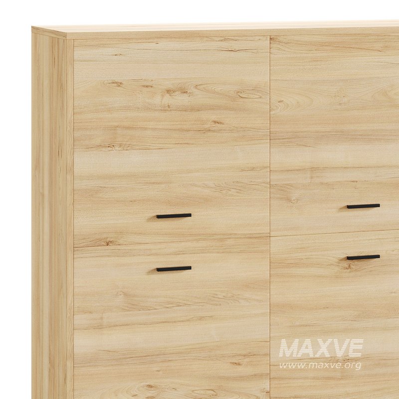 Cleveland-2 Wood White Cabinet - Image 4