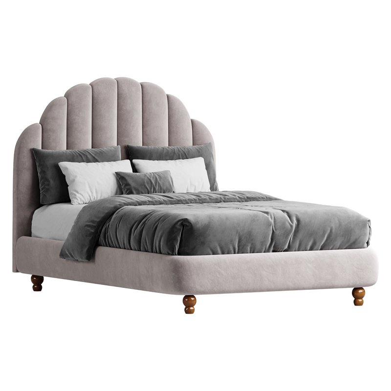 Lime Green Padded Panel Bed - Image 2