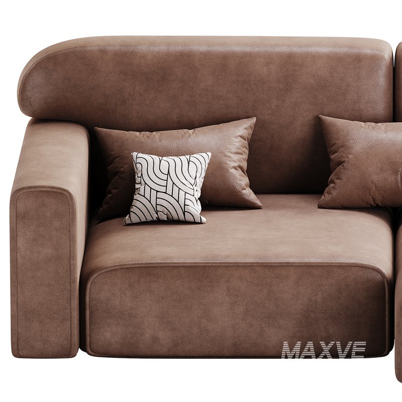 Corner sofa Vienna Bucle White - Image 2