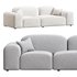 Modern Solid Sofa - Thumbnail 2