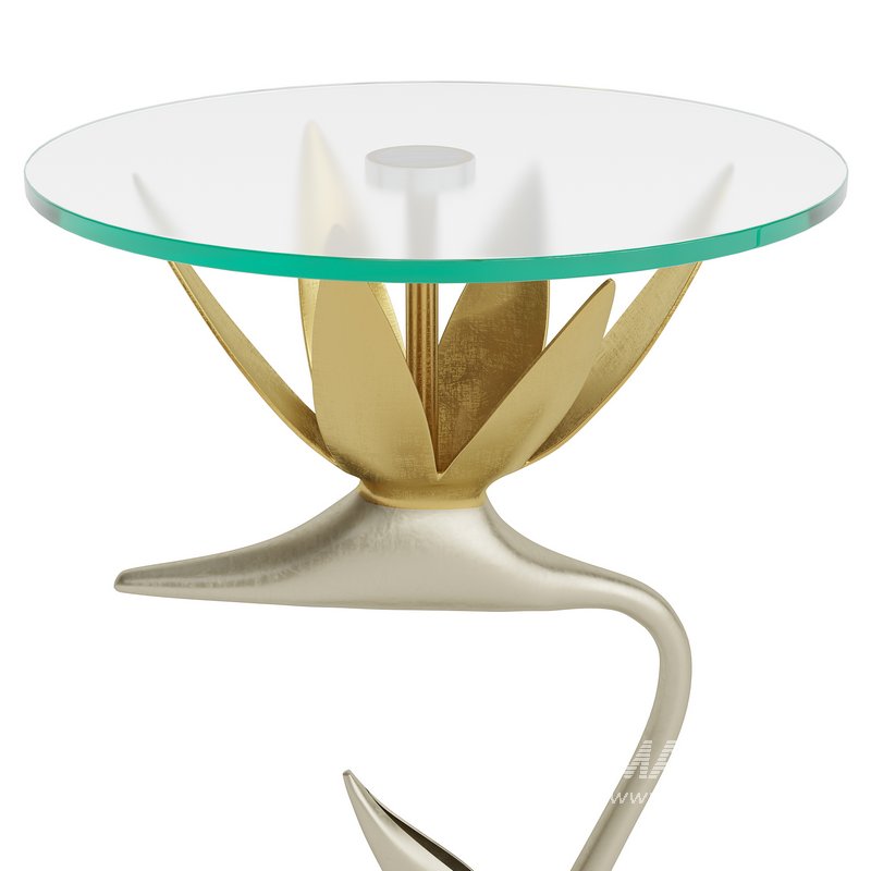 Paradiso Gold & Silver Accent Table - Image 2