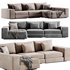 Sofa Vista Grande Lounge Sand By Eichholtz - Thumbnail 1
