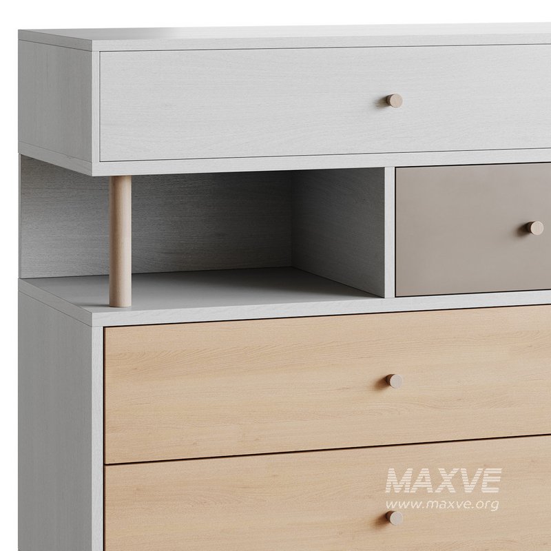 Deakins Chest of Drawers 1 Gene Latte Plywood - Image 5