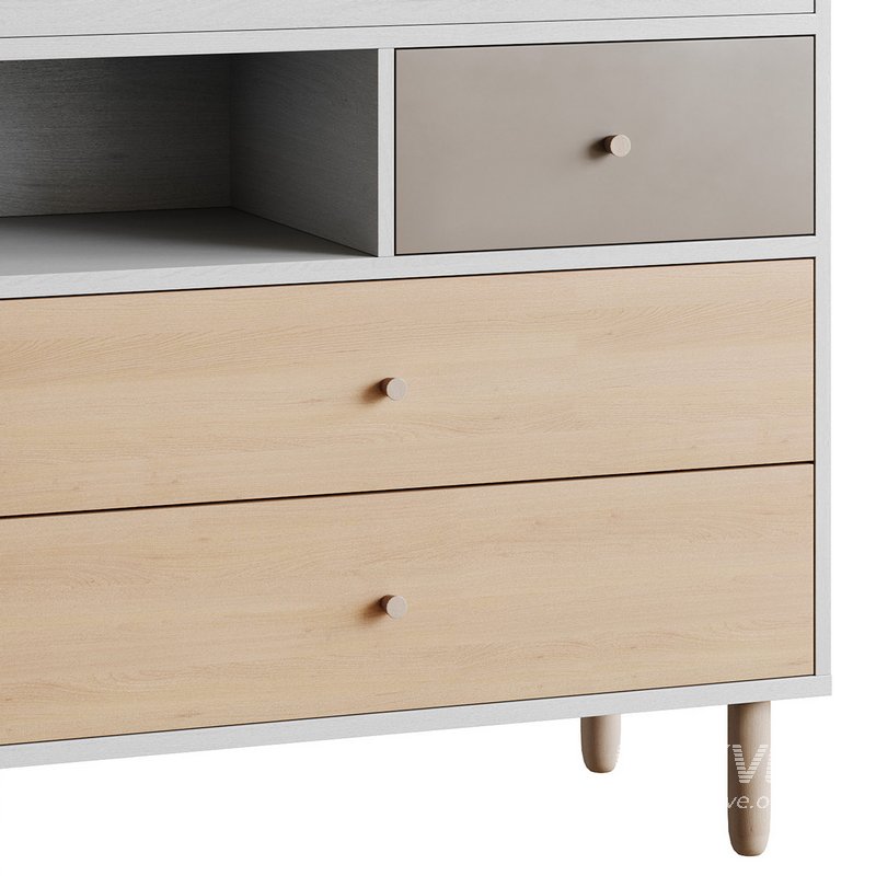 Deakins Chest of Drawers 1 Gene Latte Plywood - Image 2