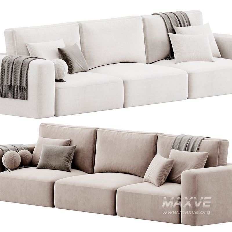 Lionel Three Seater Sofa By Weilai Concept - Image 3