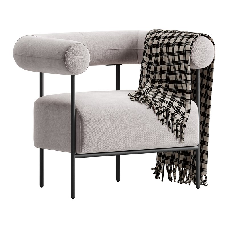 Fulbourn Rust Ochre Velvet Armchair - Image 5