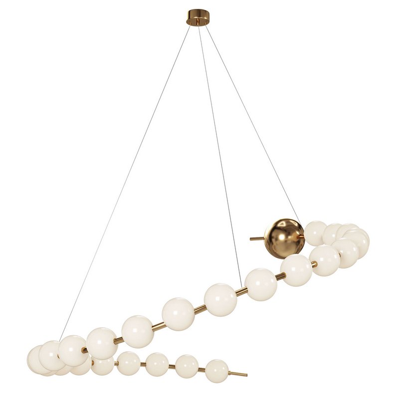 Acrylic Pearls 1 Chandelier, set - Image 3