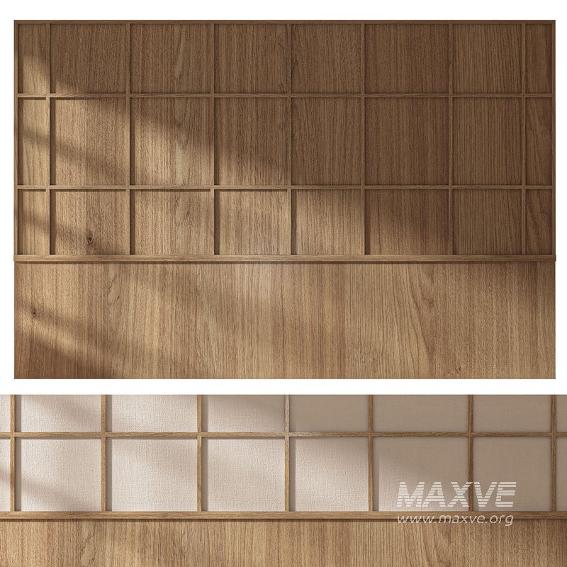 Decorative wall panel composition bedroom set 6 - Image 3