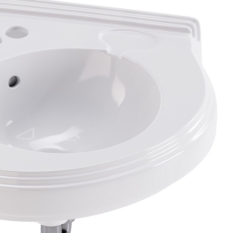 Bathroom Corner Sink White - Image 3