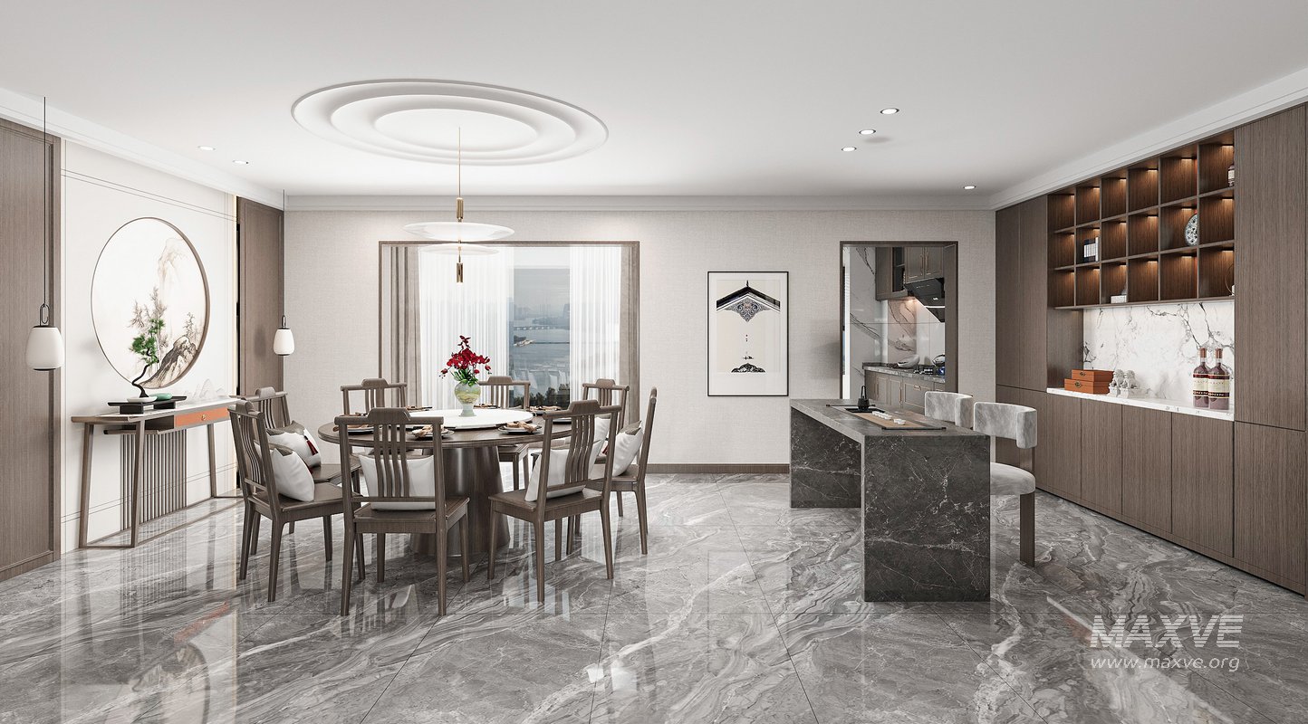 Modern dining room - Image 1