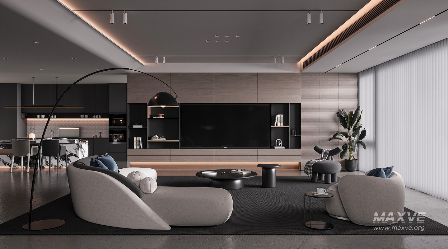 Modern living room - Image 1