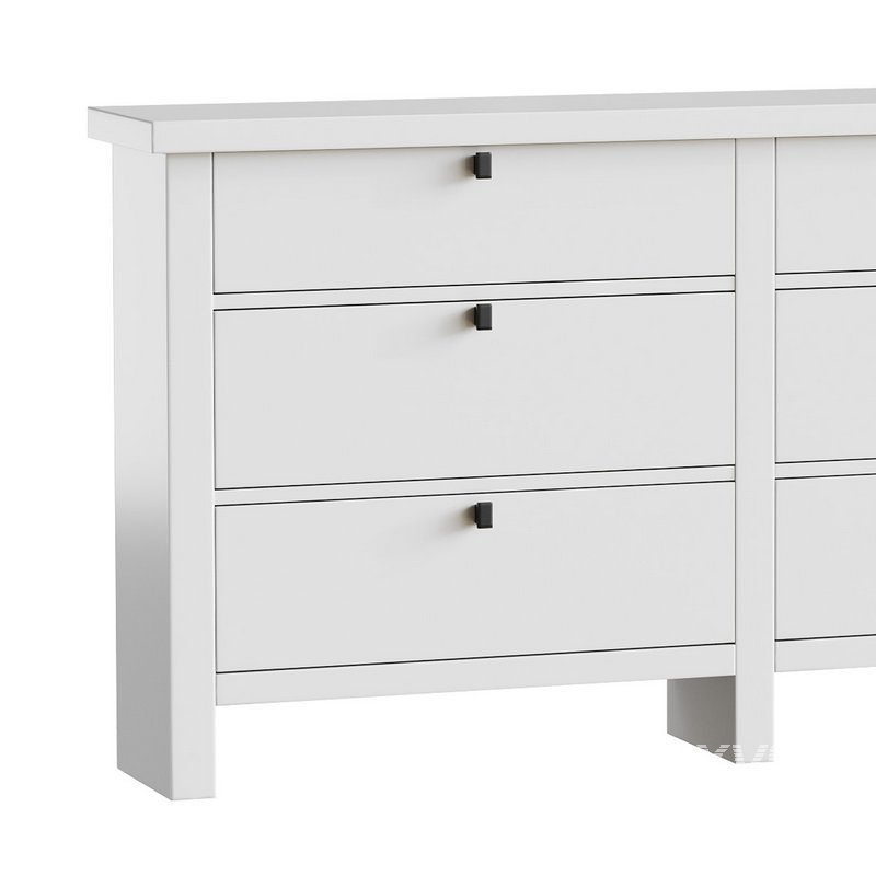 Modern Farmhouse 6-Drawer Dresser - Image 3