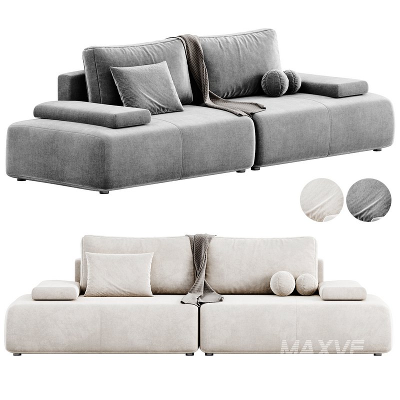 Hank L10 Two Seater Sofa By Weilai Concept - Image 3