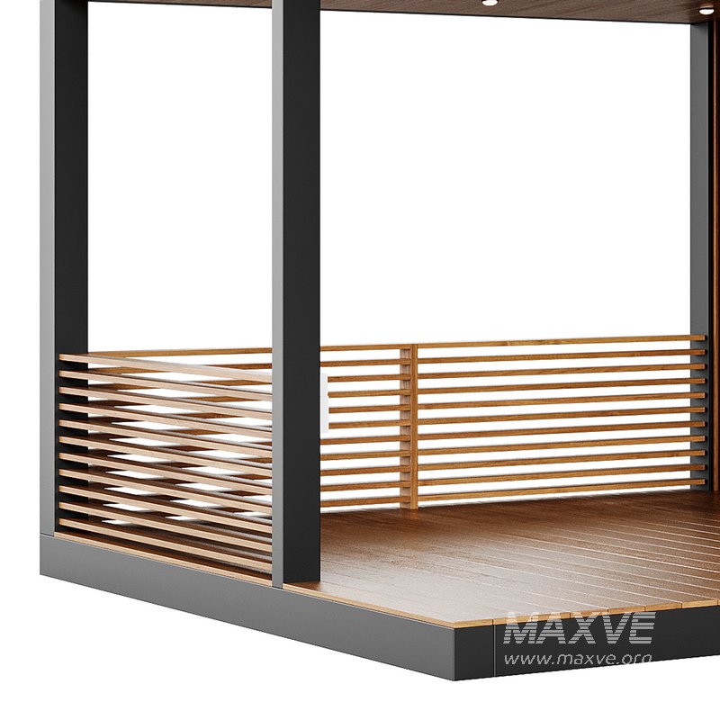 Modern gazebo with summer kitchen 1 - Image 5