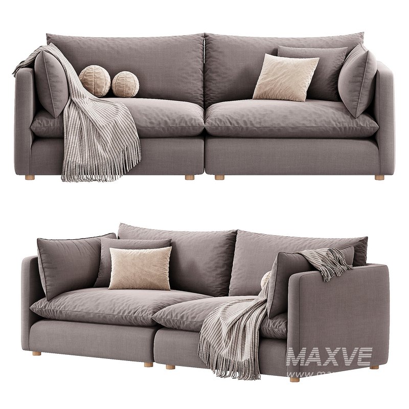 Unwind 2 Piece Slipcovered Sectional - Image 2