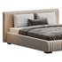Fabric Stripe Pattern Bed - Thumbnail 3
