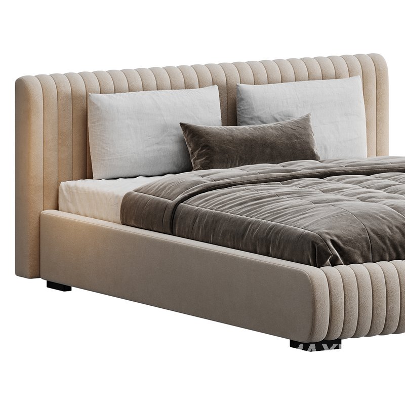 Fabric Stripe Pattern Bed - Image 3