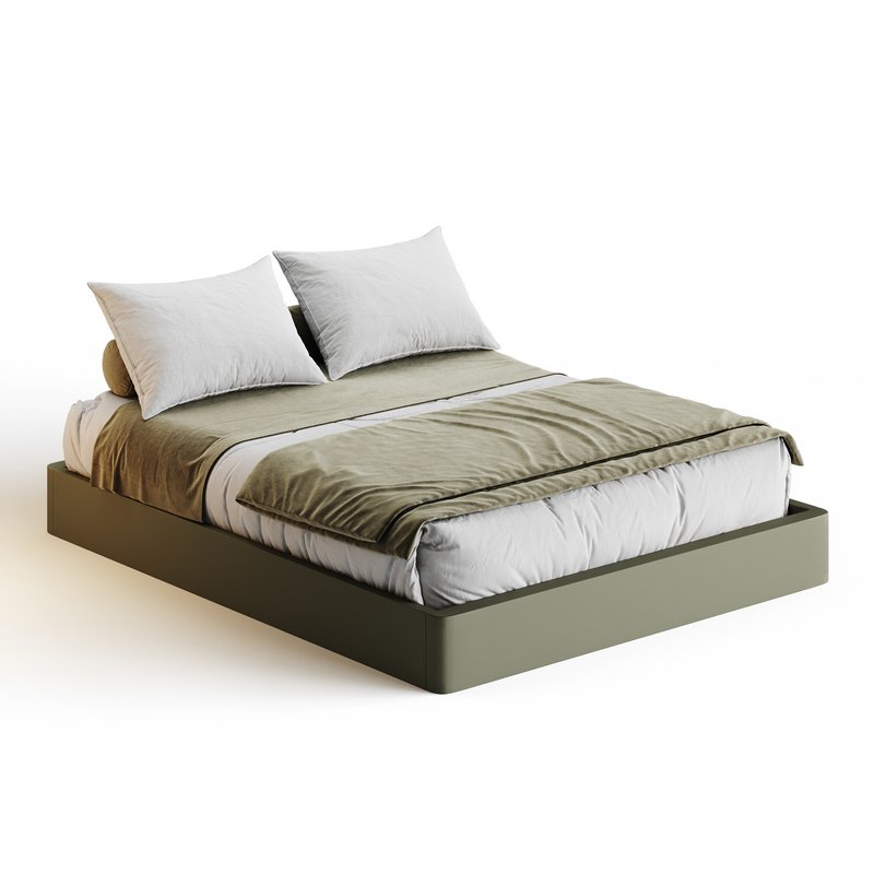 Grey Platform Bed - Image 2