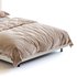 Dylan White Boucle Minimalist Bed Frame - Thumbnail 4