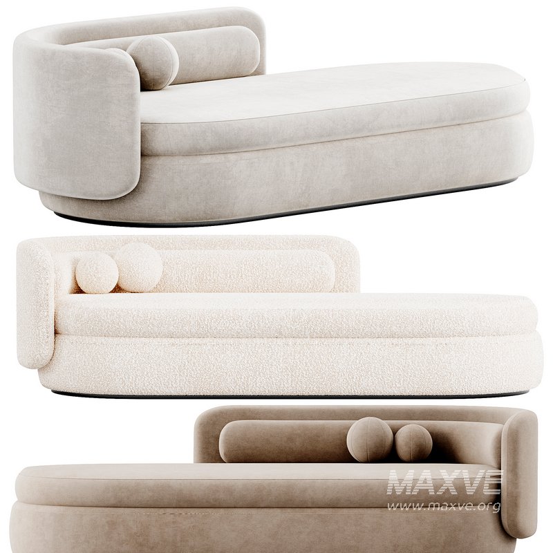 Group Chaise Lounge by Philippe Malouin fo rSCP - Image 2