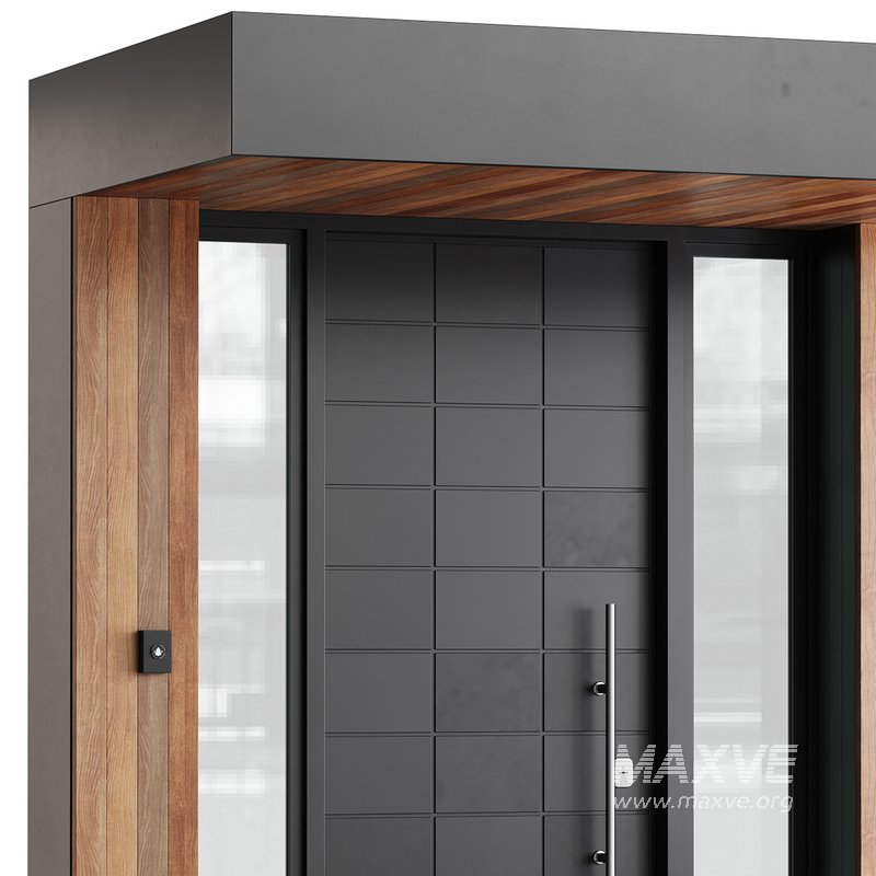 Modern entrance door 02 - Image 5