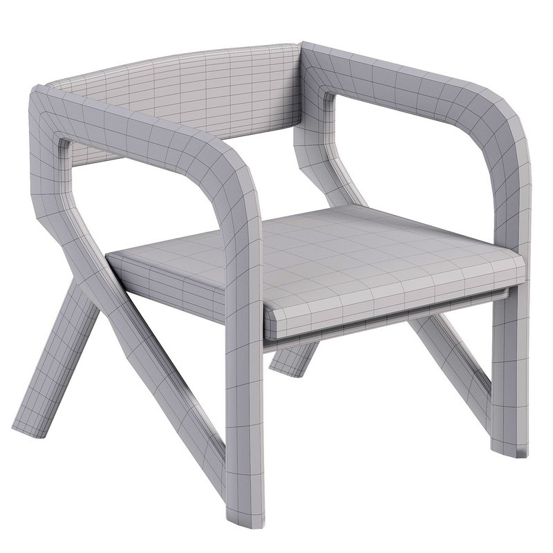 Open Back Arm Chairs Solid Wood Dining Chairs for Dining Room - Image 2