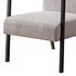 Hatton Steel Frame Boucle Accent Chair-Grey - Thumbnail 3
