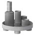 round platform tray with ripple carafe water - Thumbnail 2